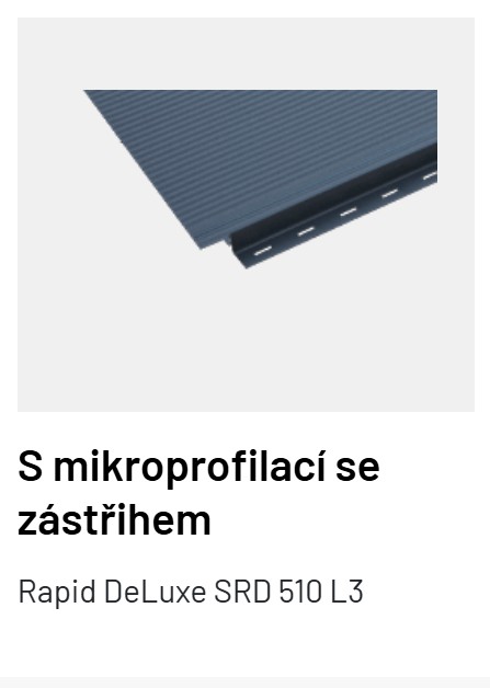 S jemným prolisem se zástřihem