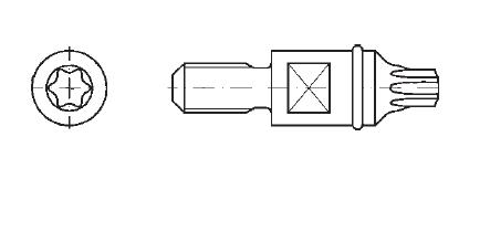 SFS NástrojeNást.pro šr.tyč TORX T25-32-M6