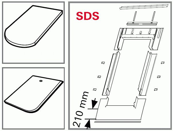 ROTO ROTO 074/118 DOPRODEJ Lemování EDR 1x1 SDS Neutrální