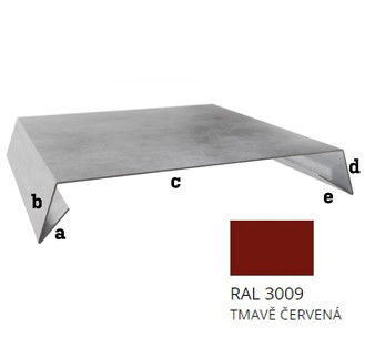 BLIX Pozink tl. 0,5 mm atiky r.š. 312,5 R3009 TČrv