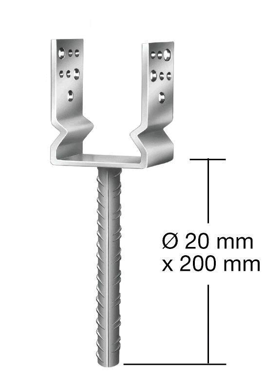 Coleman Botka podpěrná AE20 71x60x125mm těžká prolis