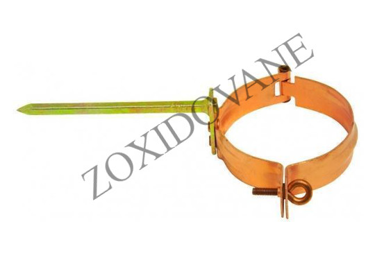 Coleman Měděné svody 120 mm Objímka svodu trn 200 mm OXID