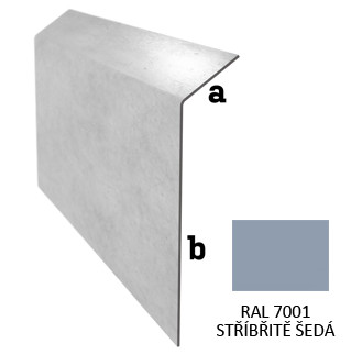 BLIX TPO Stěnová lišta otevřen r.š. 100 R7001 StŠe