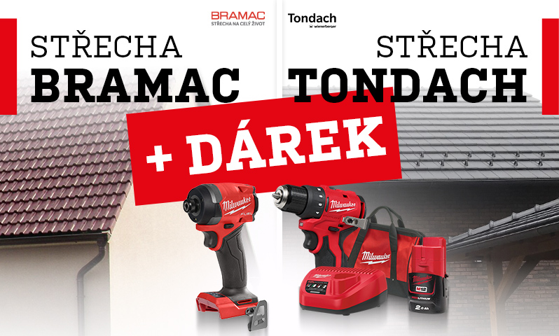 Bramac nebo Tondach? Akce prodloužena – únor i březen s dárkem!