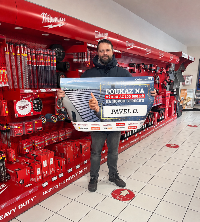 Výherce soutěže Coleman 2025 Pavel O.