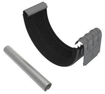 Pozink-lak žlaby r.š. 280 mm - Žlabová spojka 280 - RAL 9005 Černa