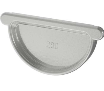 Pozinkované žlaby r.š. 280 mm - Čelo s těsněním 280