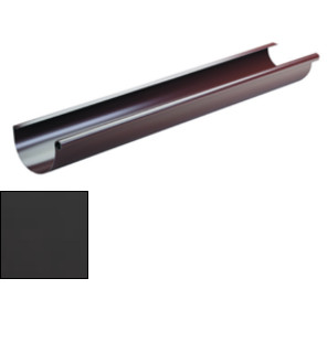 Okapový systém 125 - Z 125 podokapní žlab délka 4 m - RAL 9005 Černa