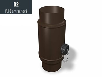 Svody Prefa 100 mm P.10 - Sběrač vody vč plast.připojení - Antracitová
