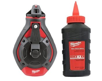 Značkovací šňůry - Značicí šňůra + náhrad. náplň silná - Červená