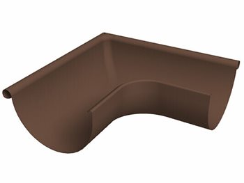 Žlaby Prefa 280 mm P.10 - Roh vnější 280/90° - Oříškově hnědá