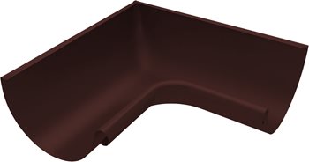 Žlaby Prefa 280 mm P.10 - Roh vnitřní 280/90° - Oříškově hnědá