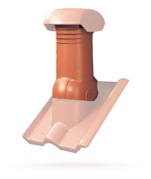 Průchody pro odvětrání kanalizace - Nástavec odvětrání DuroVent - Tmavě hnědá