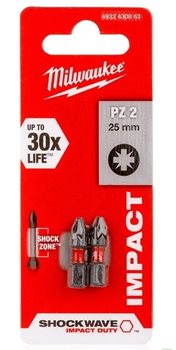 Bity a nástavce - Šroubovací bity ShW PZ2 25 mm - 2 ks