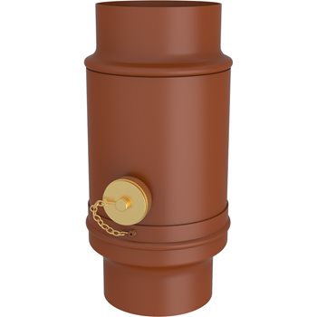COLORDUR ø 80 mm - Odvaděč vody samočinný - RAL 8004 cihlově červená