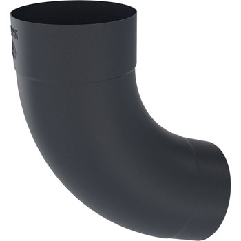 COLORDUR ø 100 mm - Koleno 72° ø 100 mm falcované - RAL 7016 černá antracit