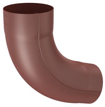 Pozink-lak svody 120 mm - Koleno 72° pr.120 mm - RAL 3009 Tmavě červená