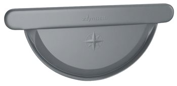 Pozink-lak žlaby r.š. 280 mm - Čelo 280 mm - RAL 7016 černá antracit