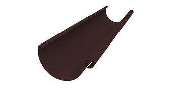 Žlaby Prefa 333 mm P.10 - Žlab půlkulatý d. 3 m - Oříškově hnědá