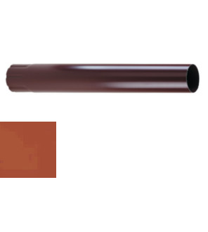 Svody 100 - Svod 100 svodová roura d. 3 m - RAL 8004 cihlově červená