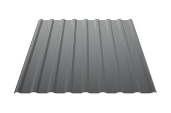 T20-29W-1095 Trap. profil střešní - Ruukki 40 GreenCoat Crown BT (FILC) - RR 032 Tmavě hnědá