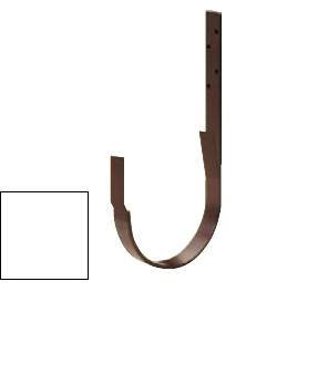 Okapový systém 125 - H 125 J žlab.hák 320mm jazýček - RAL 9010 Bílá