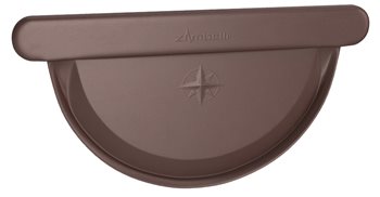 Pozink-lak žlaby r.š. 330 mm - Čelo 330 mm - RAL 8017 Hnědá