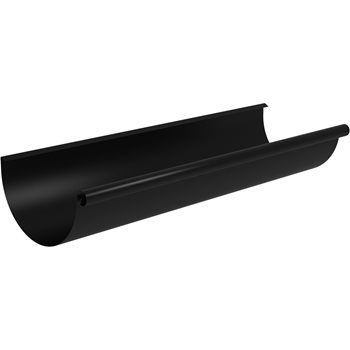 COLORDUR 250 mm - Žlab půlkruhový 250 d. 2 m - RAL 9005 Černa