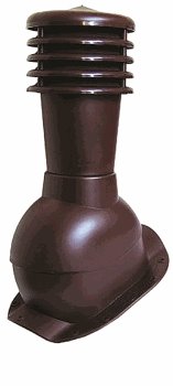 Odvětrání kanalizace - Odvětrávací set 110/125 nízký prof - Tmavě hnědá