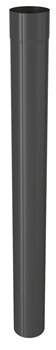 Pozink-lak svody 120 mm - Svodová roura kruhová 120 d.1m - RAL 9005 Černa