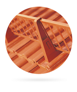 Mřížové sněhové zábrany - Držák mříže sněholamu - Černá