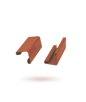 Mřížové sněhové zábrany - Svorka mříže sněholamu - Černá