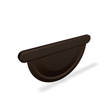 Žlaby Prefa 280 mm P.10 - Žlabové čelo 280 - Oříškově hnědá