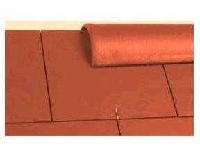 Hřebenáče ke krytině - 400 x 120mm Dacora půlkruhový - Modro Černá