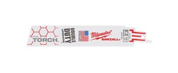 Plátky Sawzall pro šavlové pily - Kov: TORCH 150/1,8 mm Bimetal (25 ks)