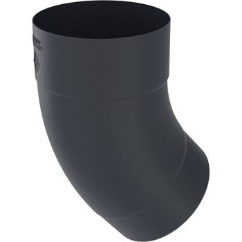 COLORDUR ø 100 mm - Koleno 40° ø 100 mm falcované - RAL 7016 černá antracit