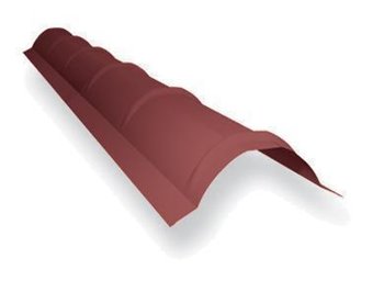 Oplechování krytiny 50 - Hřebenáč oblý RA1BR0 2m - RR033 Černá