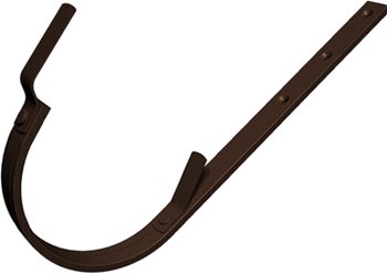 Žlaby Prefa 280 mm P.10 - Žlabový hák 280; 28 x 7 - Oříškově hnědá