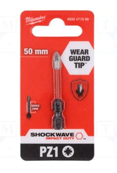 Bity a nástavce - Šroubovací bit ShW PZ1 50 mm - 1 ks