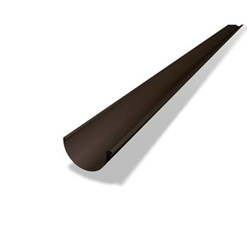 Žlaby Prefa 333 mm P.10 - Žlab půlkulatý d. 6 m - Oříškově hnědá