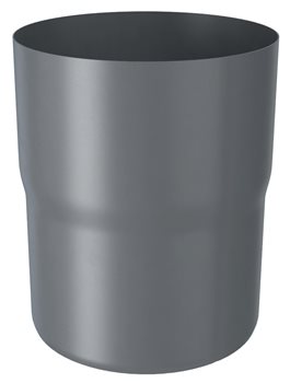 Pozink-lak svody 100 mm - Spojka svodové roury - RAL 7016 černá antracit