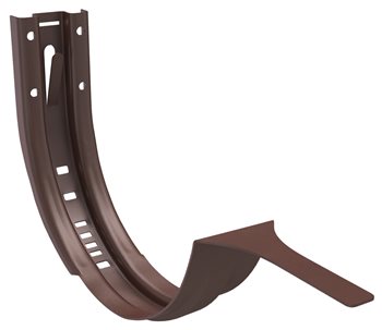 Pozink-lak žlaby r.š. 330 mm - Žlabový hák 330 čelní montáž - RAL 8017 Hnědá