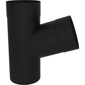 COLORDUR ø 100 mm - Odbočka svodu 72° 100/100 - RAL 9005 Černa