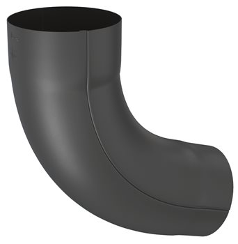 Pozink-lak svody 120 mm - Koleno 72° pr.120 mm - RAL 9005 Černa