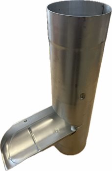Pozinkované svody 100 mm - Odvaděč vody s klapkou SAVO