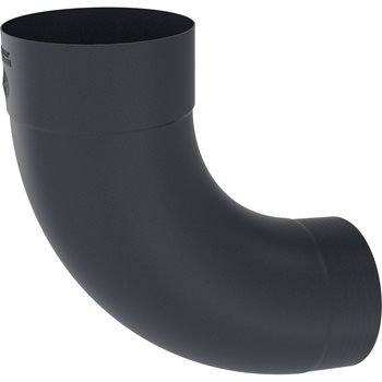 COLORDUR ø 100 mm - Koleno 85° ø 100 mm falcované - RAL 7016 černá antracit
