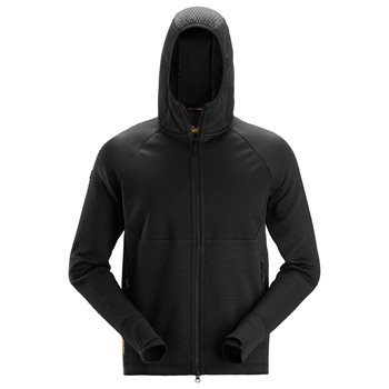 SNICKERS - Mikiny,košile,trika - Mikina FlexiWork Active Comfort s kapucí ČERNÁ - L