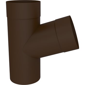 COLORDUR ø 100 mm - Odbočka svodu 72° 100/80 - RAL 8017 Hnědá