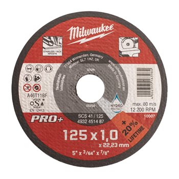 Kotouče - Řezný kotouč PRO+ SCS 41 / 125 x 1 x 22 mm