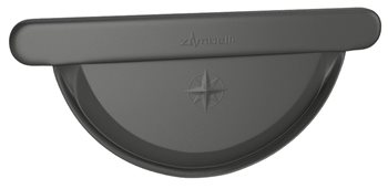 Pozink-lak žlaby r.š. 280 mm - Čelo 280 mm - RAL 9005 Černa